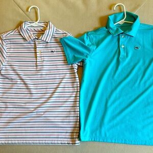 Vineyard Vines Performance collar shirts - size 7